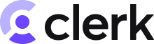 Clerk logo dark